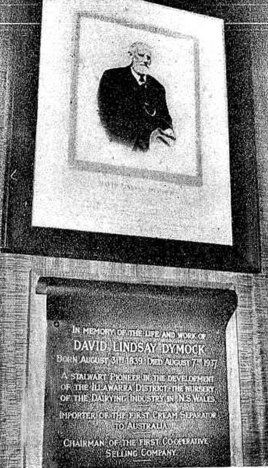 David Lindsay Dymock and his beloved Co-operative